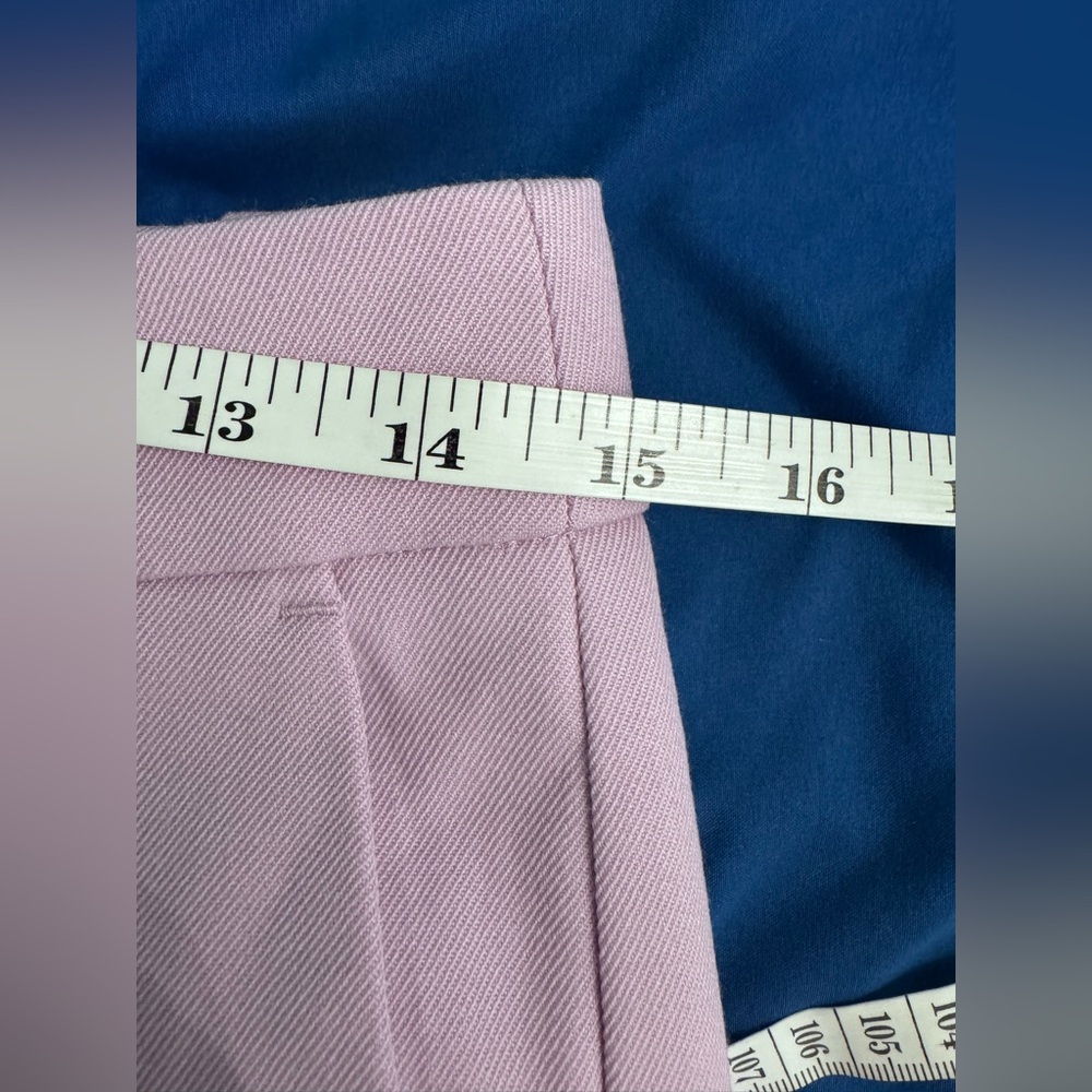 NWOT JCrew Cuffed wide-leg trouser pant in wool blend - Picture 6 of 7